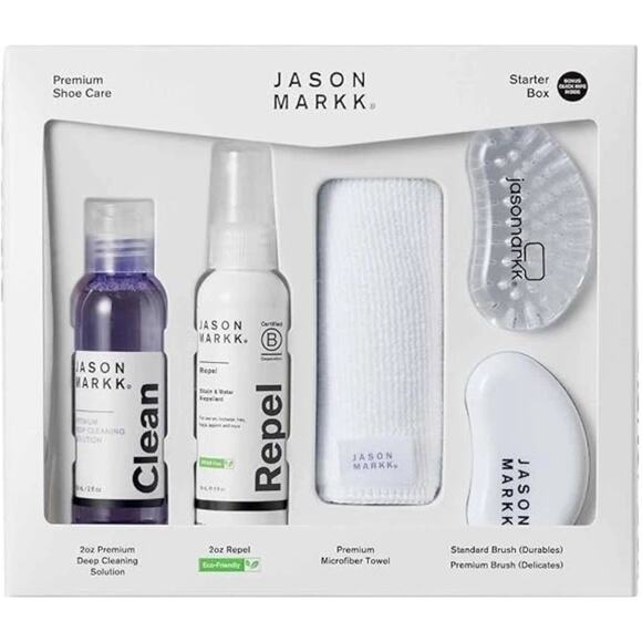 Jason Markk Starter Box, Shoe Cleaning Kit, 5-Piece Set, Deep Cleaning Solutions - Picture 1 of 9